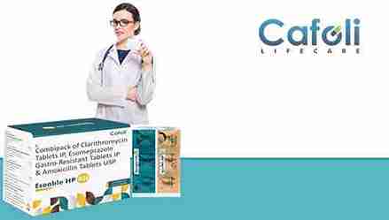 Esoable HP Kit at Best Price in Gastrointestinal Franchise for Gastrointestinal and Helicobacter Pylori Eradication, Triple Therapy.